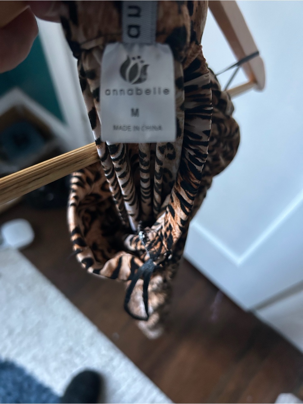 Annabelle Leopard Halter Maxi Dress - Picture 2 of 4